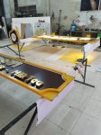 CONSTRUCTION OF ADVERTISING BOARD